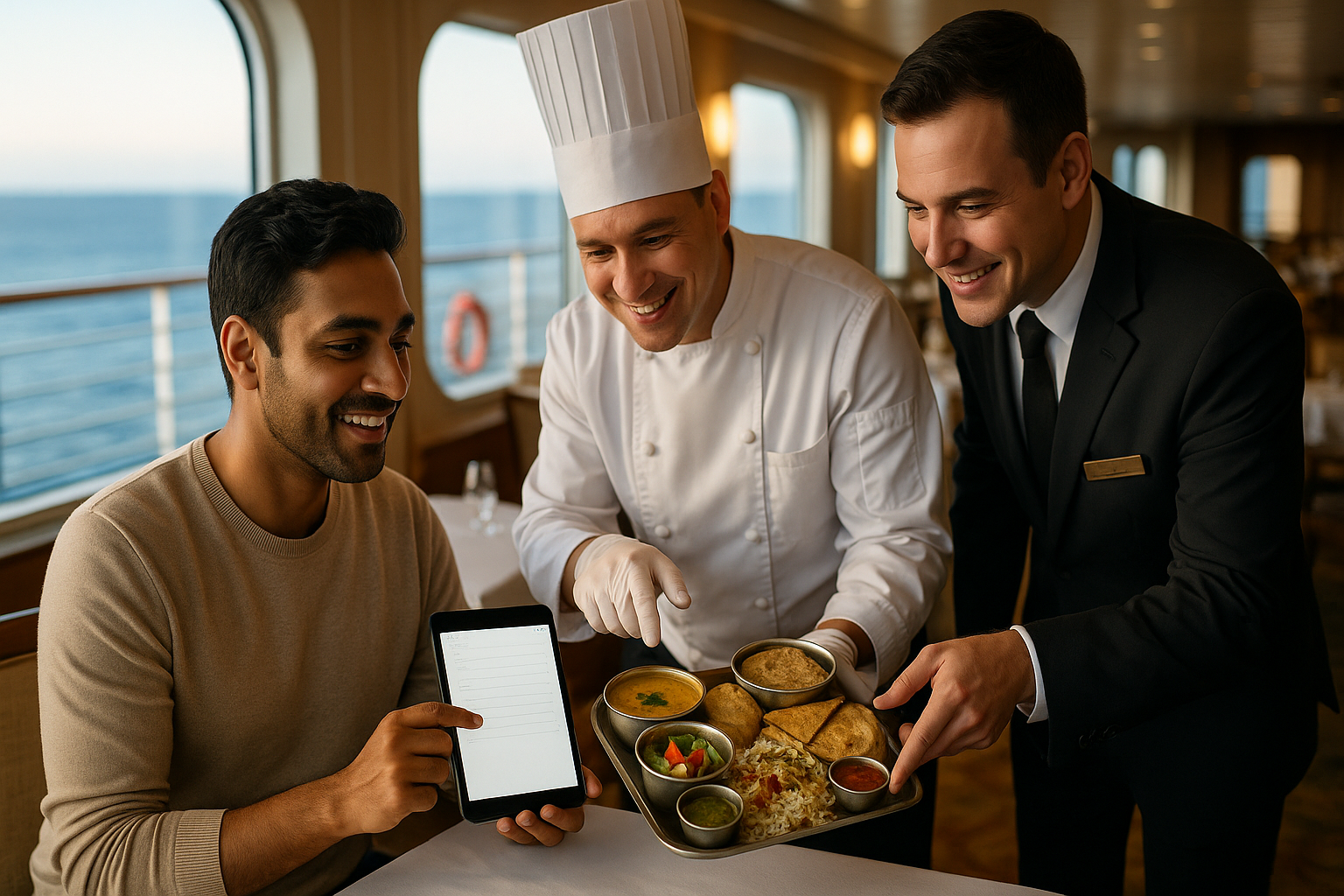 online forms and culinary team collaboration for special meals